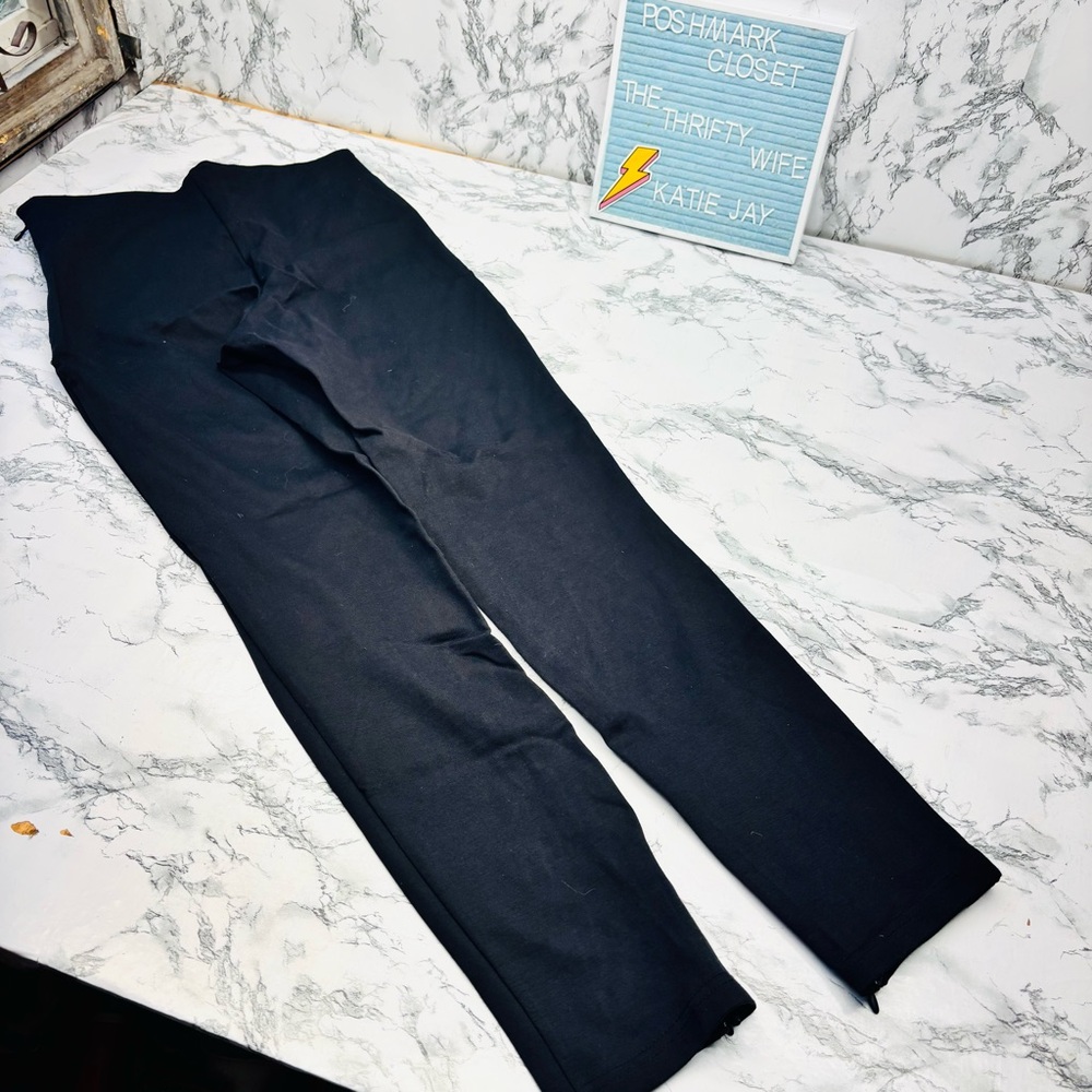 Fabletics Black Women's Slim Leg Trousers side zipper Size XSmall
